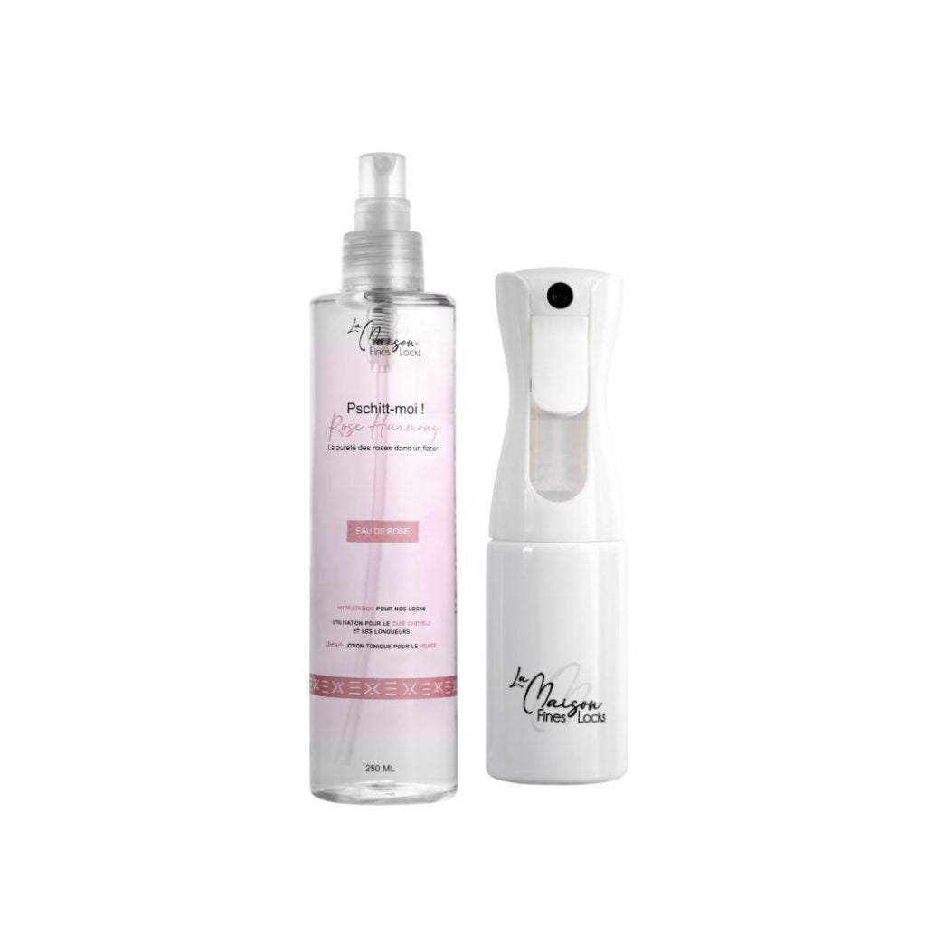 PSCHITT-MOI – ROSE HARMONY- Eau de rose pour locks, Microlocks et Sisterlocks